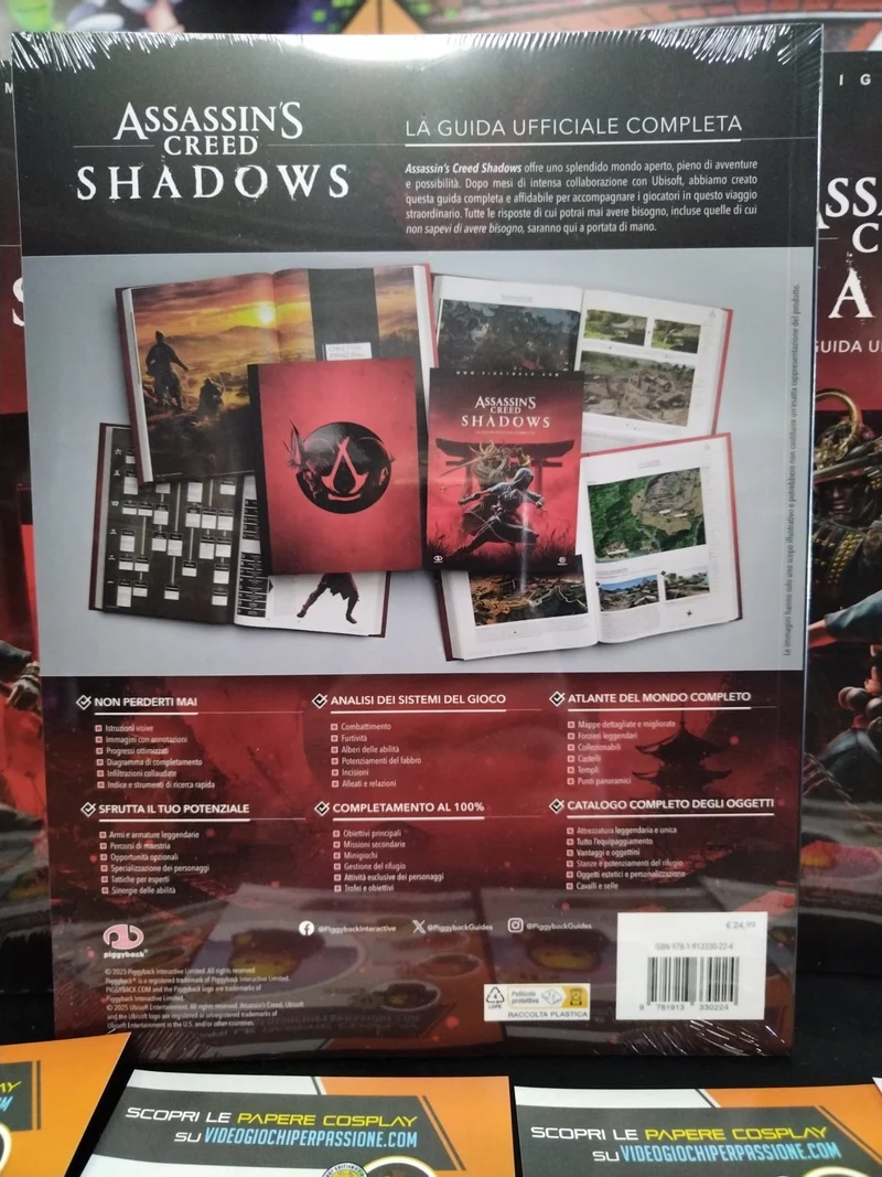 Assassin's Creed Shadows Guida Ufficiale Edizione Standard Versione Italiana - UBISOFT by PIGGYBACK