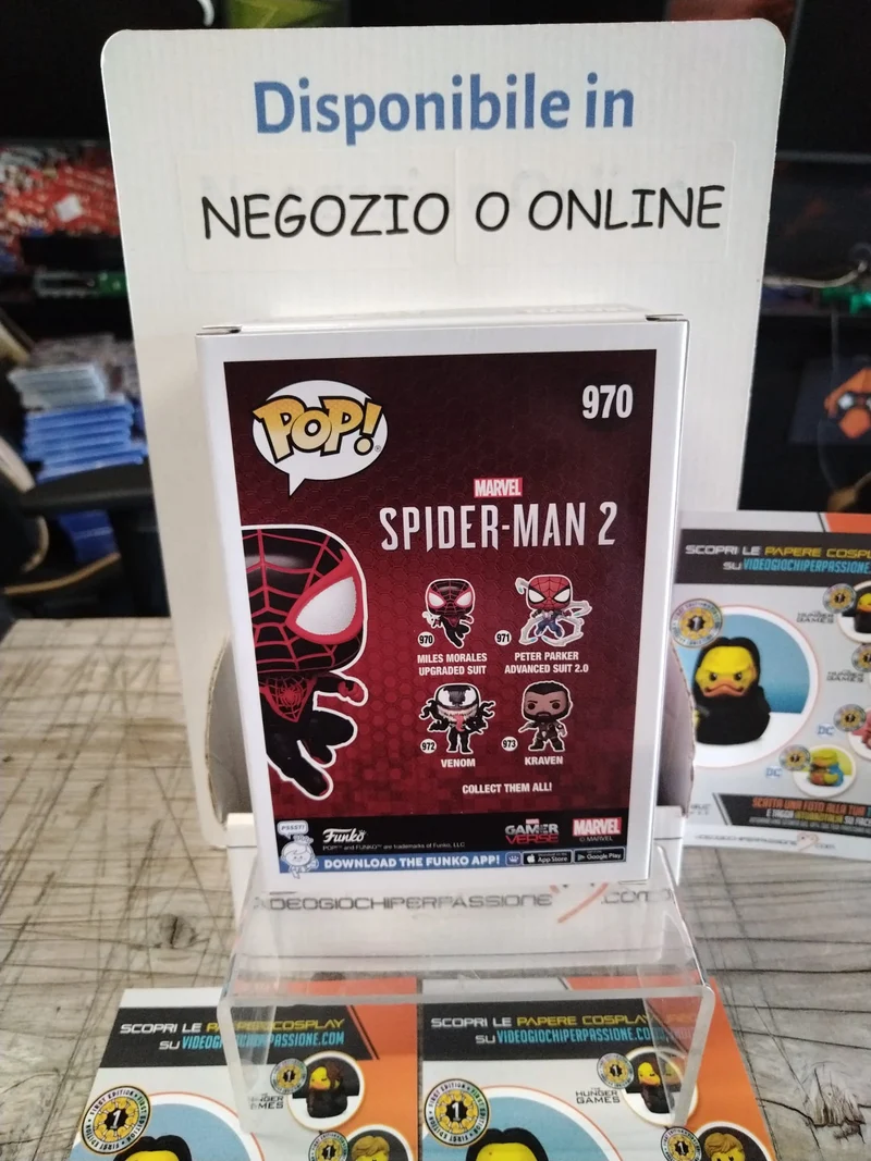 POP! MARVEL SPIDER-MAN 2 MILES MORALES - UPGRADED SUIT - 970