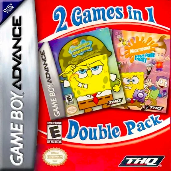 Battle for Bikini Bottom & Freeze Frame Frenzy Double Pack - Nintendo Game Boy Advance