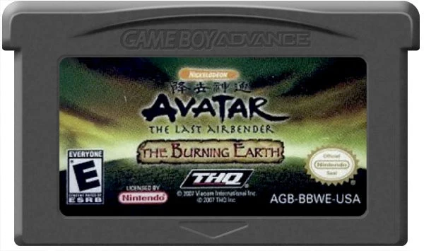Avatar The Burning Earth - Nintendo Game Boy Advance