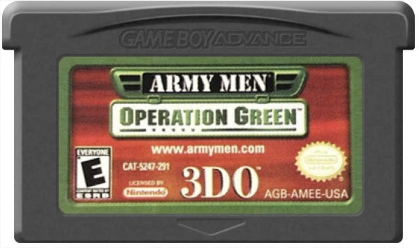 Army Men Operation Green - Nintendo Game Boy Advance