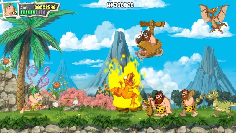 New Joe & Mac - Caveman Ninja T-Rex Edition Nintendo Switch