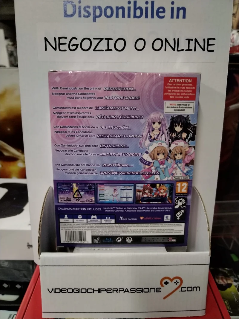 Neptunia: Sisters VS Sisters Calendar Edition Playstation 4
