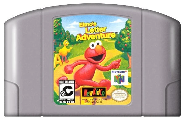 Sesame Street Elmo's Letter Adventure - Nintendo N64