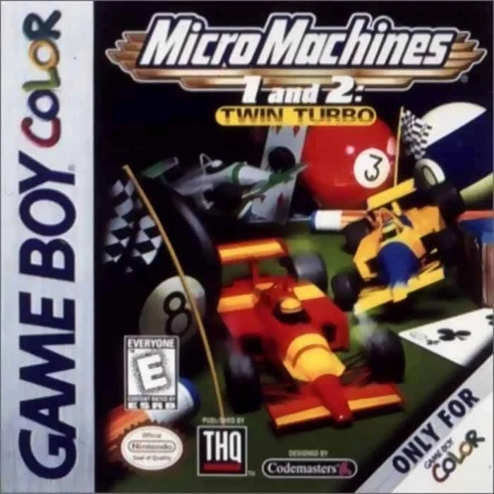 Micro Machines I and 2 Twin Turbo - Nintendo Game Boy Color