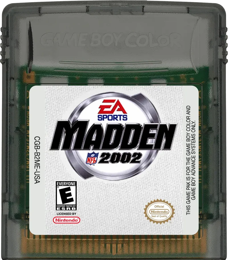 Madden NFL 2002 - Nintendo Game Boy Color