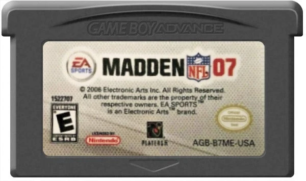 Madden NFL 07 - Nintendo Game Boy Advance