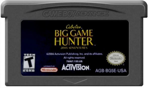 Cabela's Big Game Hunter 2005 Adventures - Nintendo Game Boy Advance