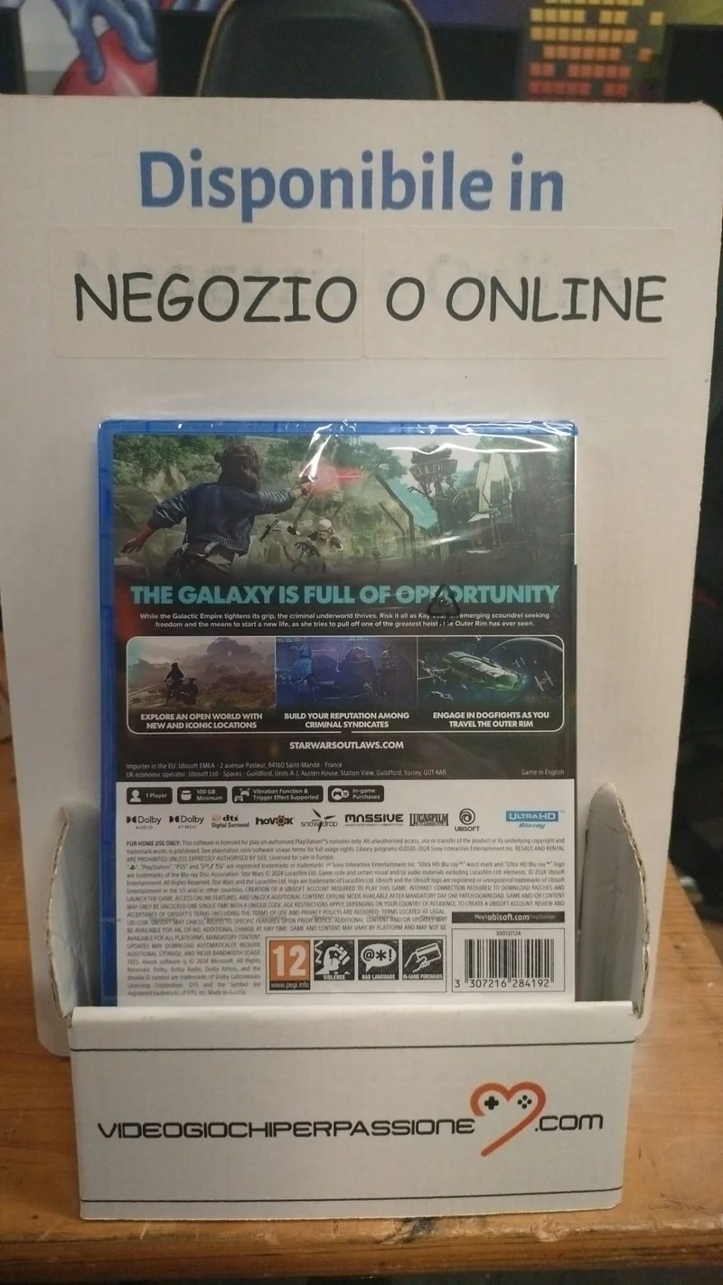 Star Wars Outlaws Playstation 5 Edizione Europea