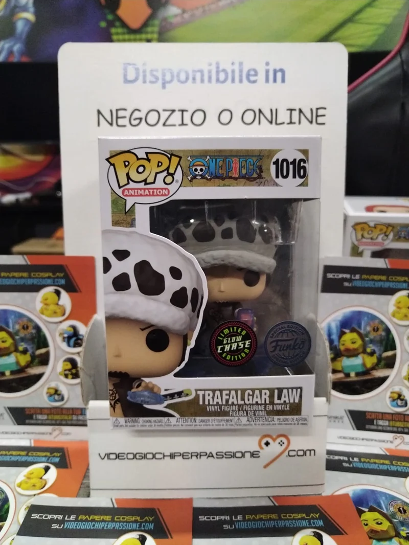Funko Pop! ONE PIECE: TRAFALGAR LAW 1016 GLOW CHASE