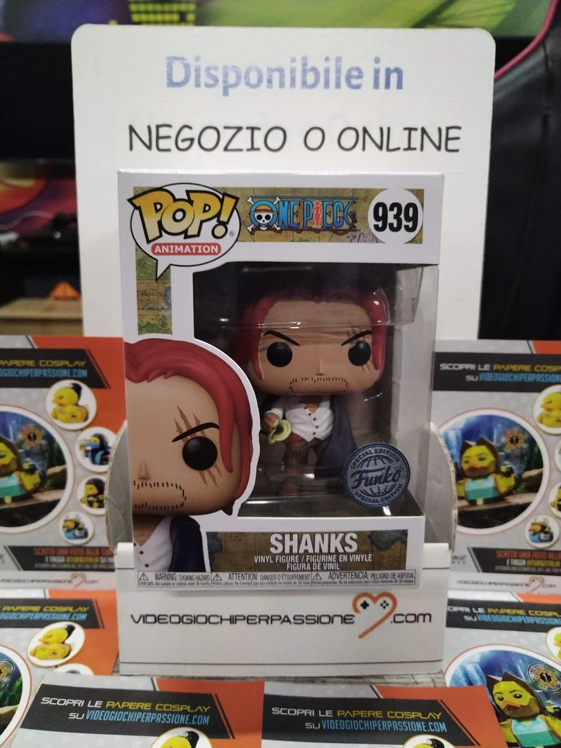 Funko Pop! ONE PIECE: SHANKS 939