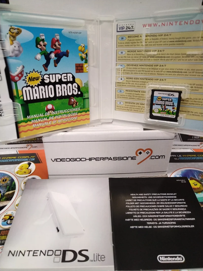 NEW SUPER MARIO BROS NINTENDO DS (usato garantito)(versione ita.-spa.)