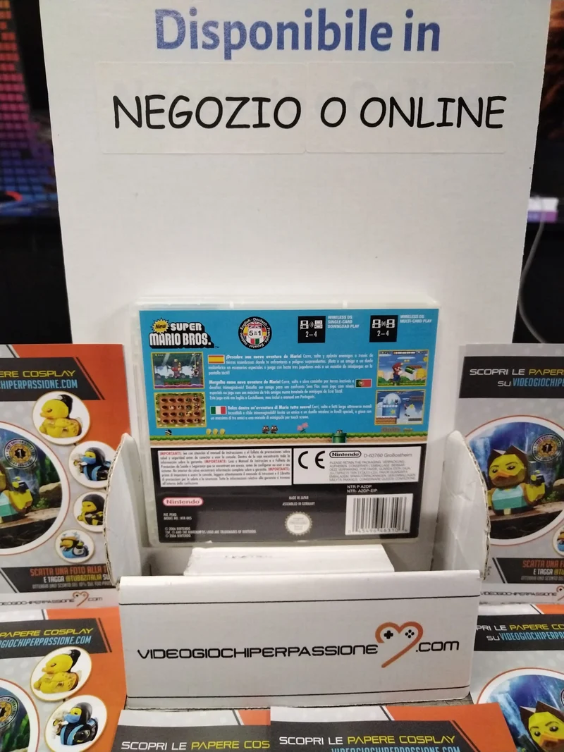 NEW SUPER MARIO BROS NINTENDO DS (usato garantito)(versione ita.-spa.)