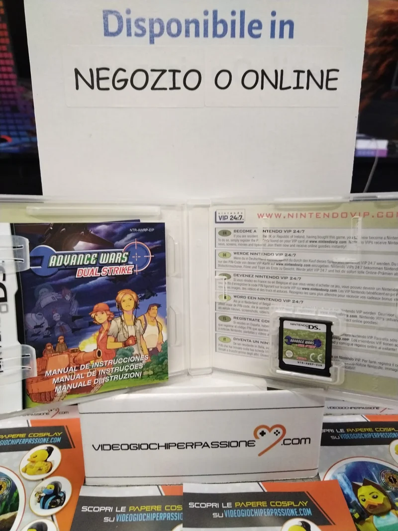ADVANCE WARS DUAL STRIKE NINTENDO DS (usato garantito)(versione ita. spa.)