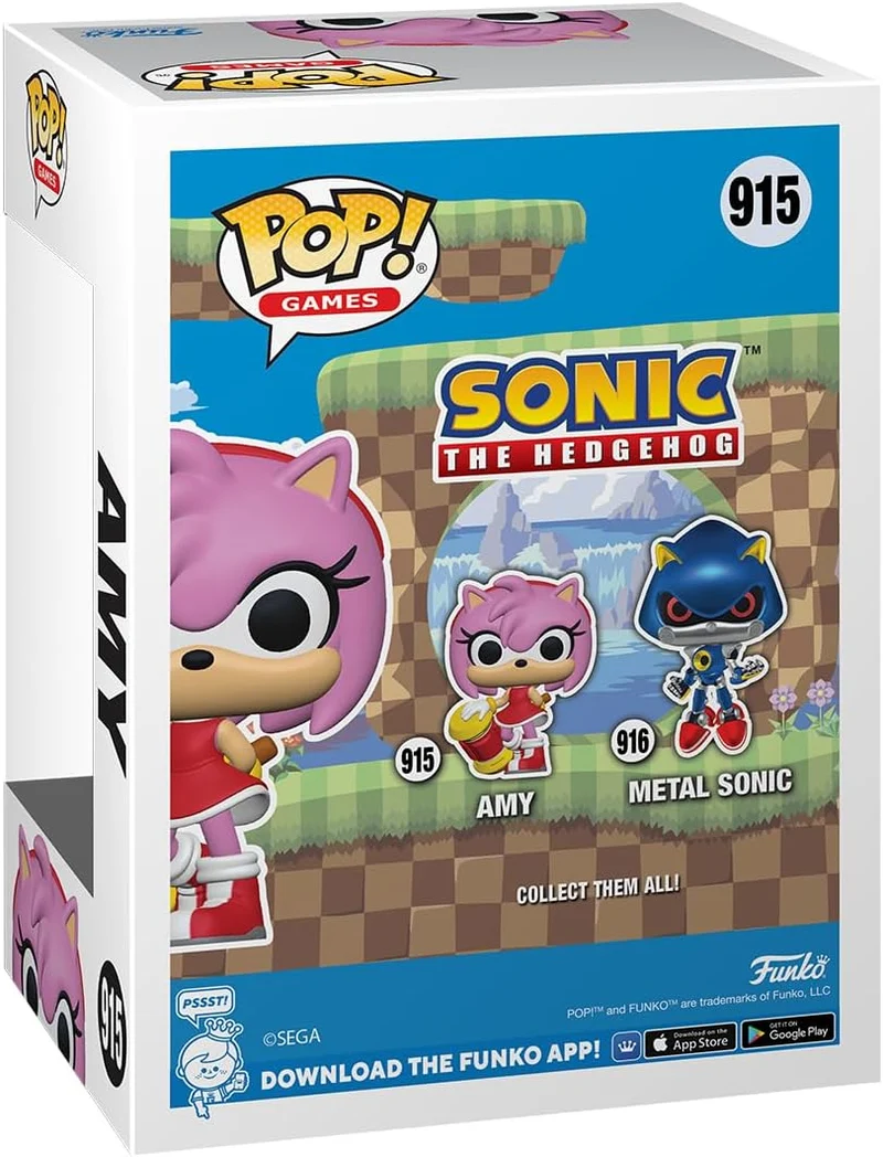 Funko Pop! Games: Sonic - Amy - Sonic The Hedgehog -915