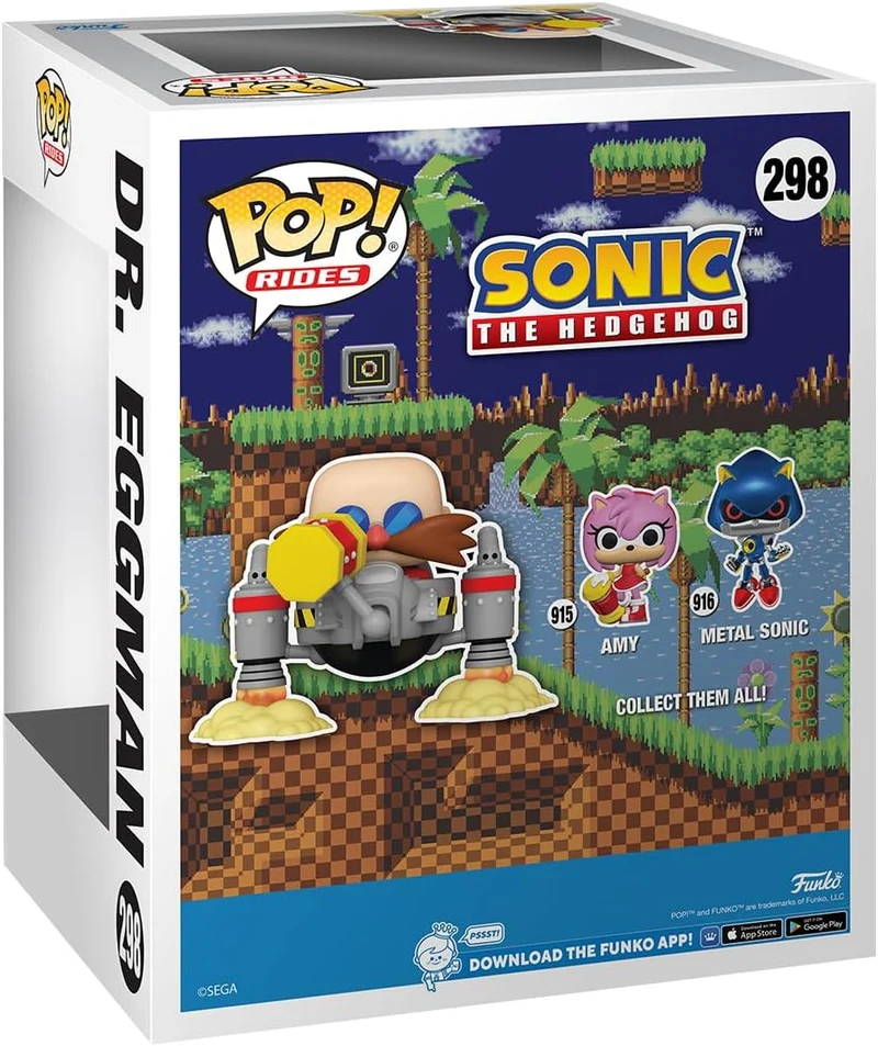Funko POP! Rides: Sonic - Dr. Eggman - Sonic The Hedgehog 298