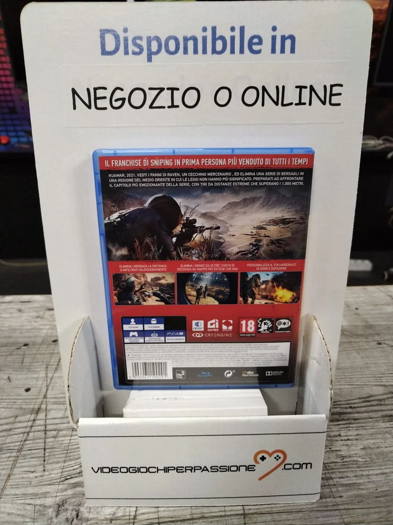 SNIPER GHOST WARRIOR CONTRACTS 2 PS4 (usato garantito)(versione italiana)
