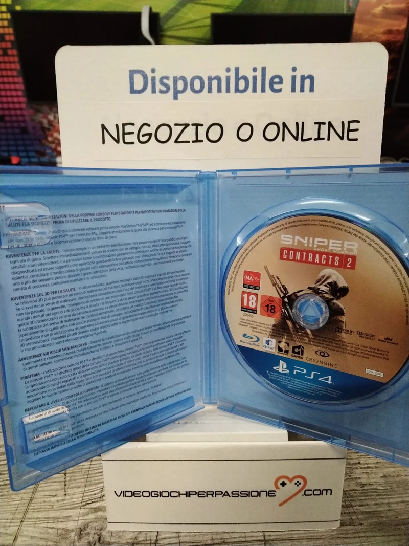 SNIPER GHOST WARRIOR CONTRACTS 2 PS4 (usato garantito)(versione italiana)