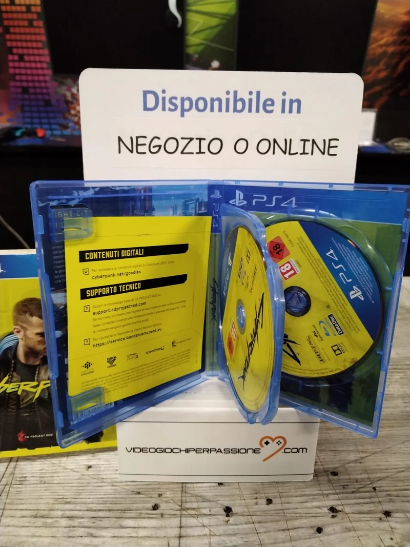 CYBERPUNK 2077-DAY ONE EDITION PS 4 EDIZIONE ITALIANA(usato garantito)