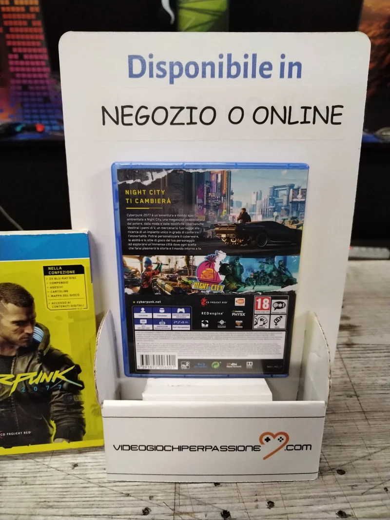 CYBERPUNK 2077-DAY ONE EDITION PS 4 EDIZIONE ITALIANA(usato garantito)