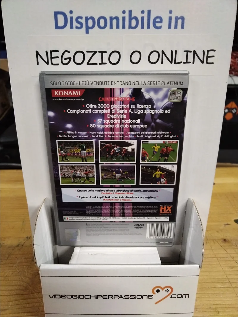 PES 4 PRO EVOLUTION SOCCER 4 PS2 (usato garantito)(versione italiana)