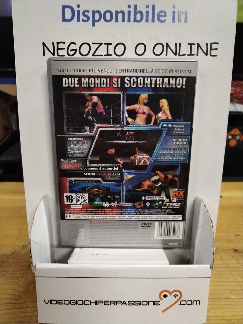 SMACK DOWN ! VS RAW PS2 (versione italiana)(usato)