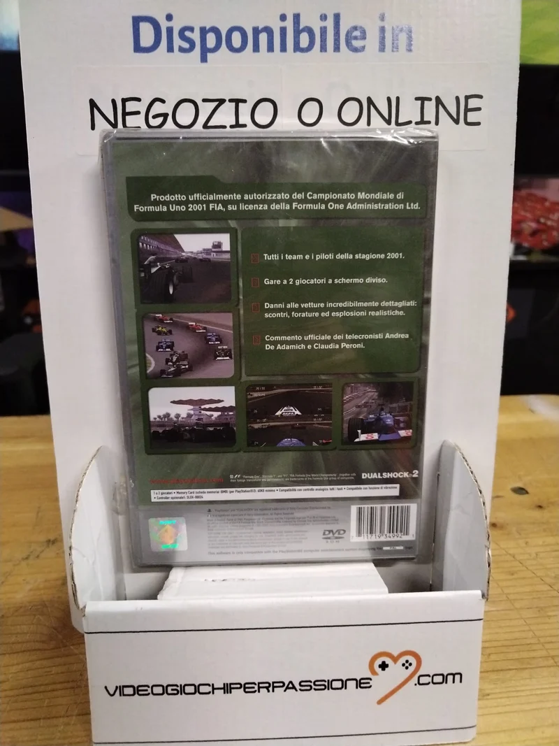 FORMULA ONE 2001 PS2 (NUOVO)(versione italiana)
