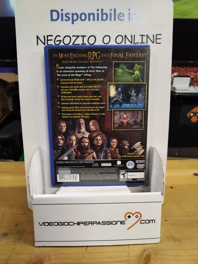 IL SIGNORE DEGLI ANELLI -LA TERZA ERA- PS2 (usato garantito)(versione AMERICANA)