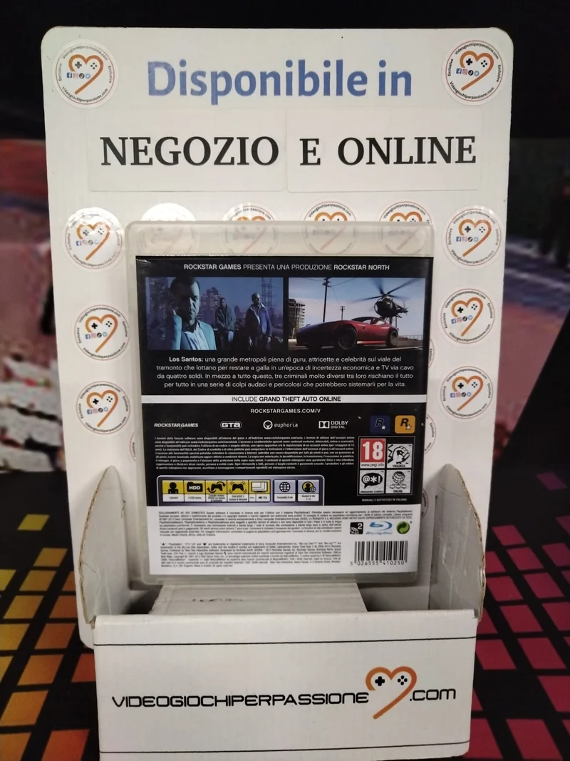 Grand Theft Auto V (GTA 5) PS3 (usato garantito)(versione italiana)