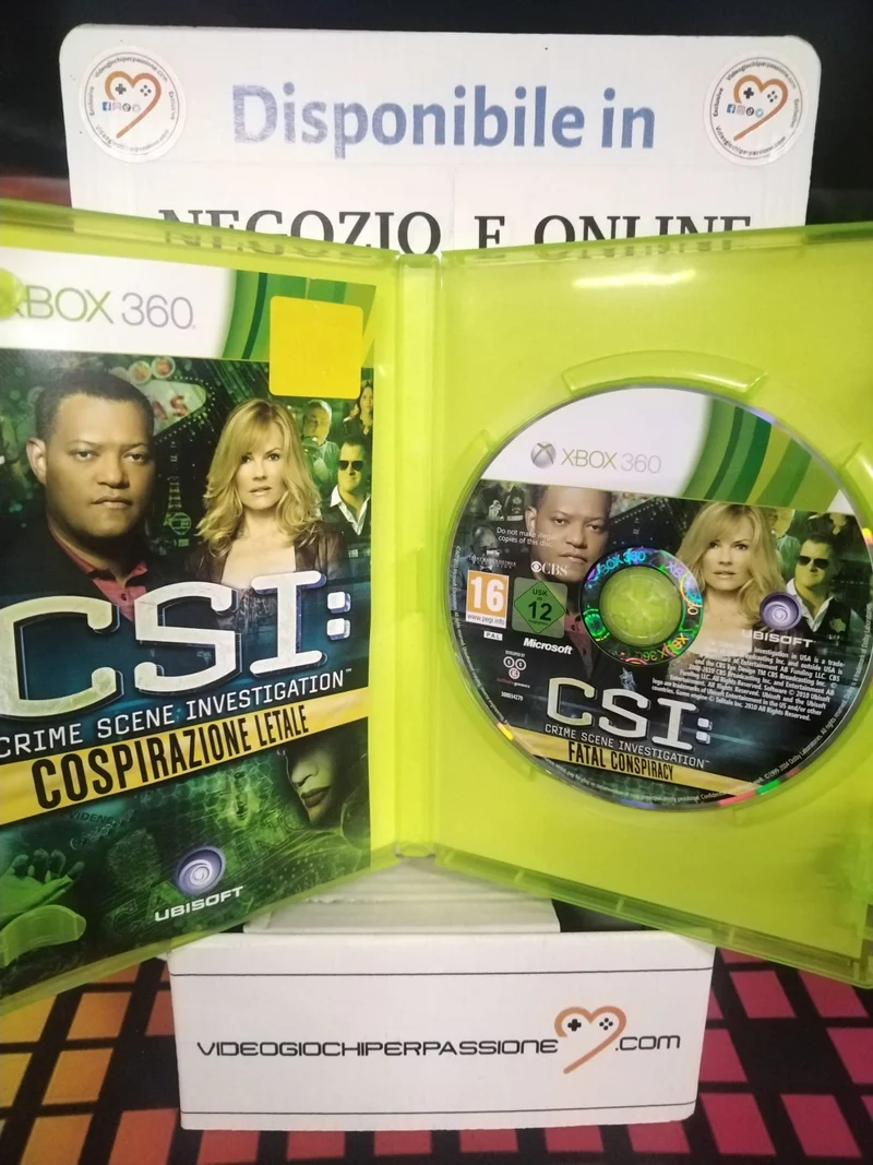 CSI : Crime Scene Investigation Cospirazione Letale XBOX 360 (usato)(ver: italiana)