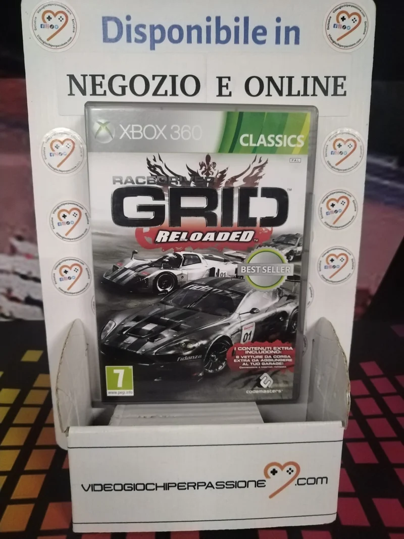 Race Driver Grid Reloaded XBOX 360 (usato garantito)(versione italiana)