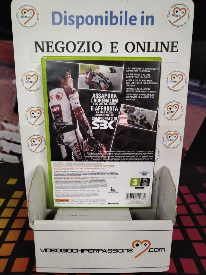 SBK X Superbike World Championship Xbox 360 (usato)(ver. italiana)