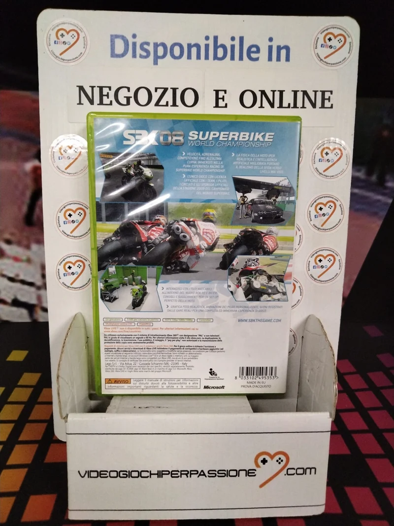 SBK 08 - SuperBike World Championship XBOX 360 (usato)(ver. italiana)