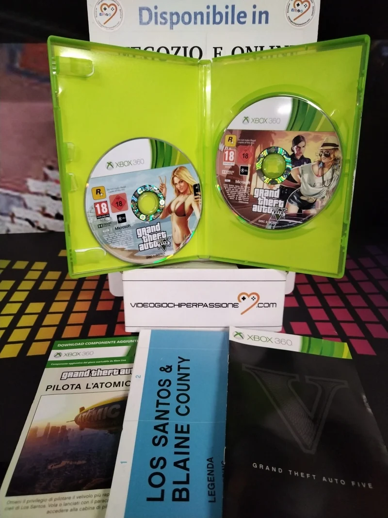 Grand Theft Auto V (GTA 5) - Xbox 360 (usato garantito)(ver. italiana)