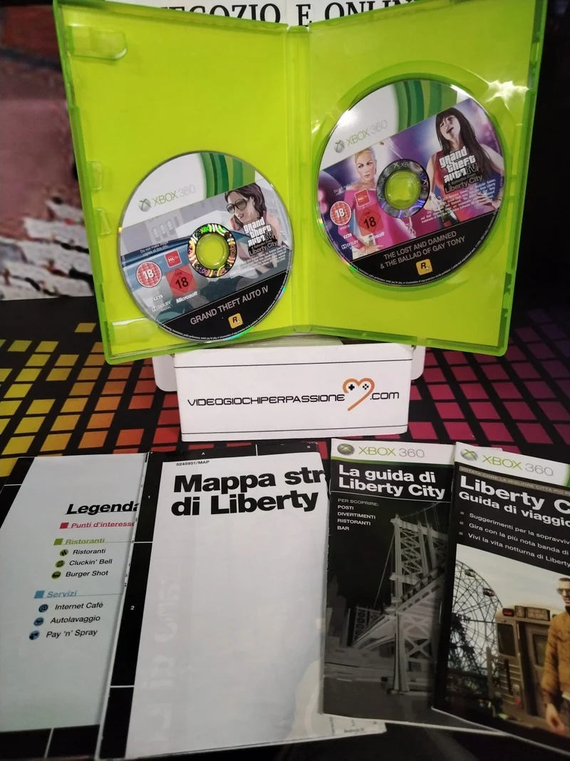 Grand Theft Auto IV (GTA 4)Edizione Completa XBOX 360 (usato)(ver. italiana)