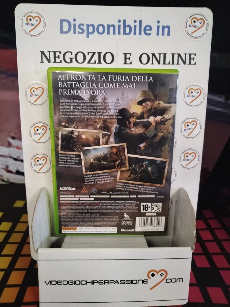 Call of Duty 3 XBOX 360 (usato garantito)(versione italiana)