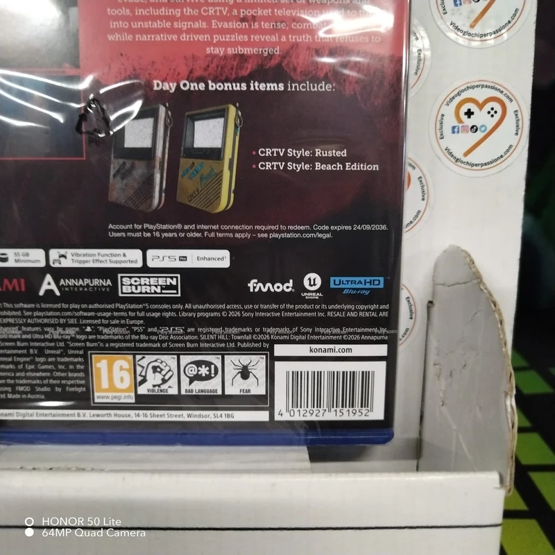 Silent Hill Townfall Playstation 5 Edizione Europea
