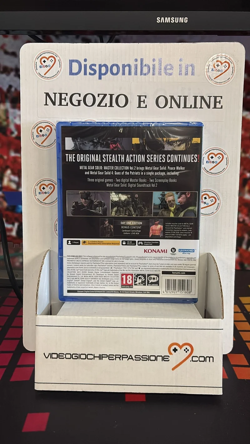 Metal Gear Solid: Master Collection Volume 2 Playstation 5 Edizione Europea