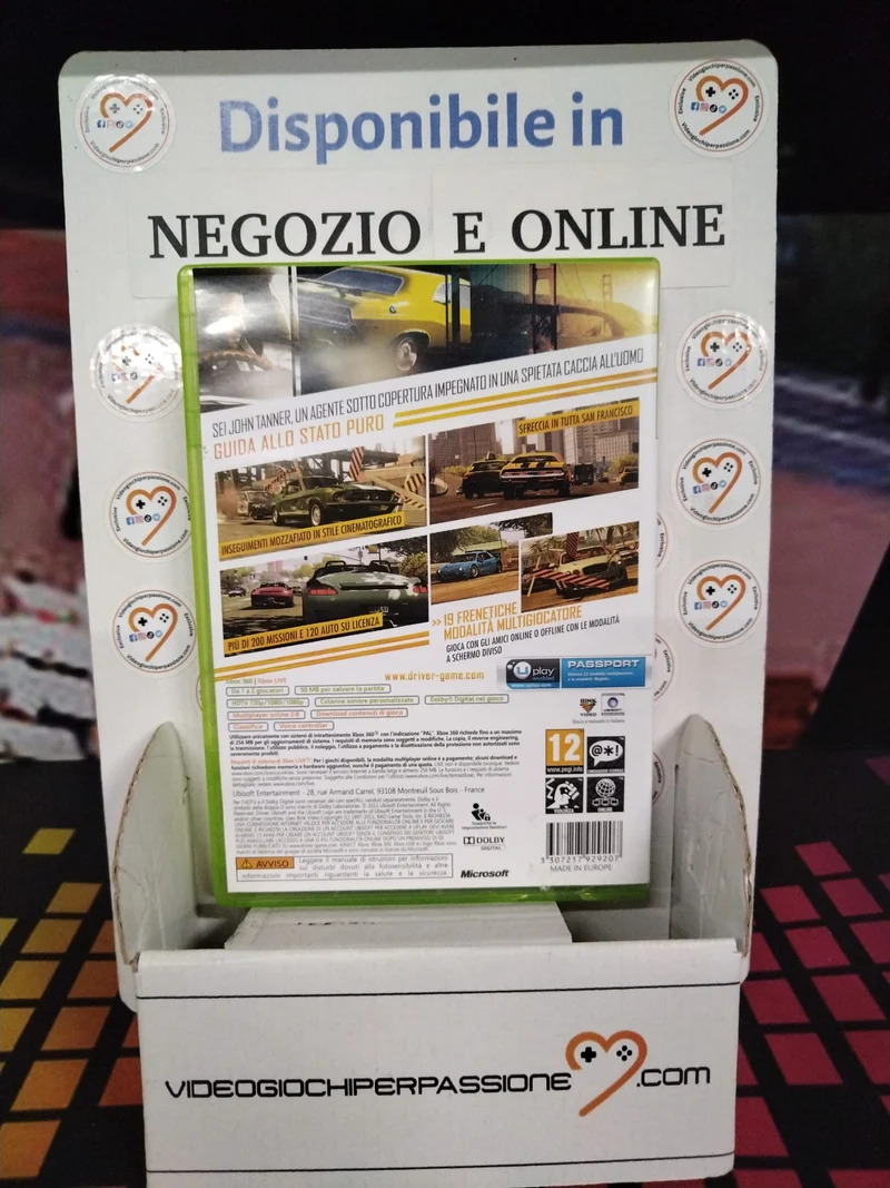 Driver San Francisco - Xbox 360 (usato)(versione italiana)