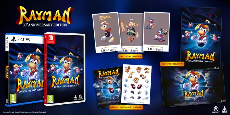 Rayman: 30th Anniversary Edition Nintendo Switch Edizione Italiana