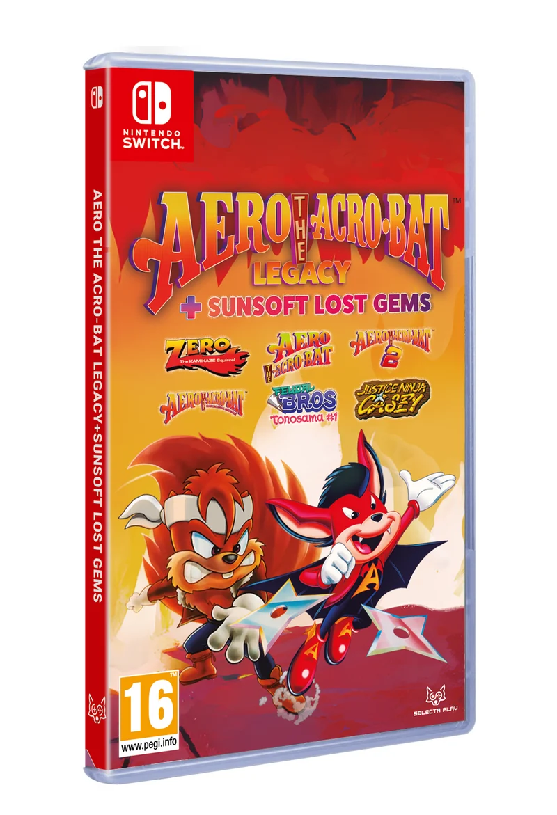 Aero The Acro-Bat Legacy + Sunsoft Lost Gems Nintendo Switch Edizione Europea