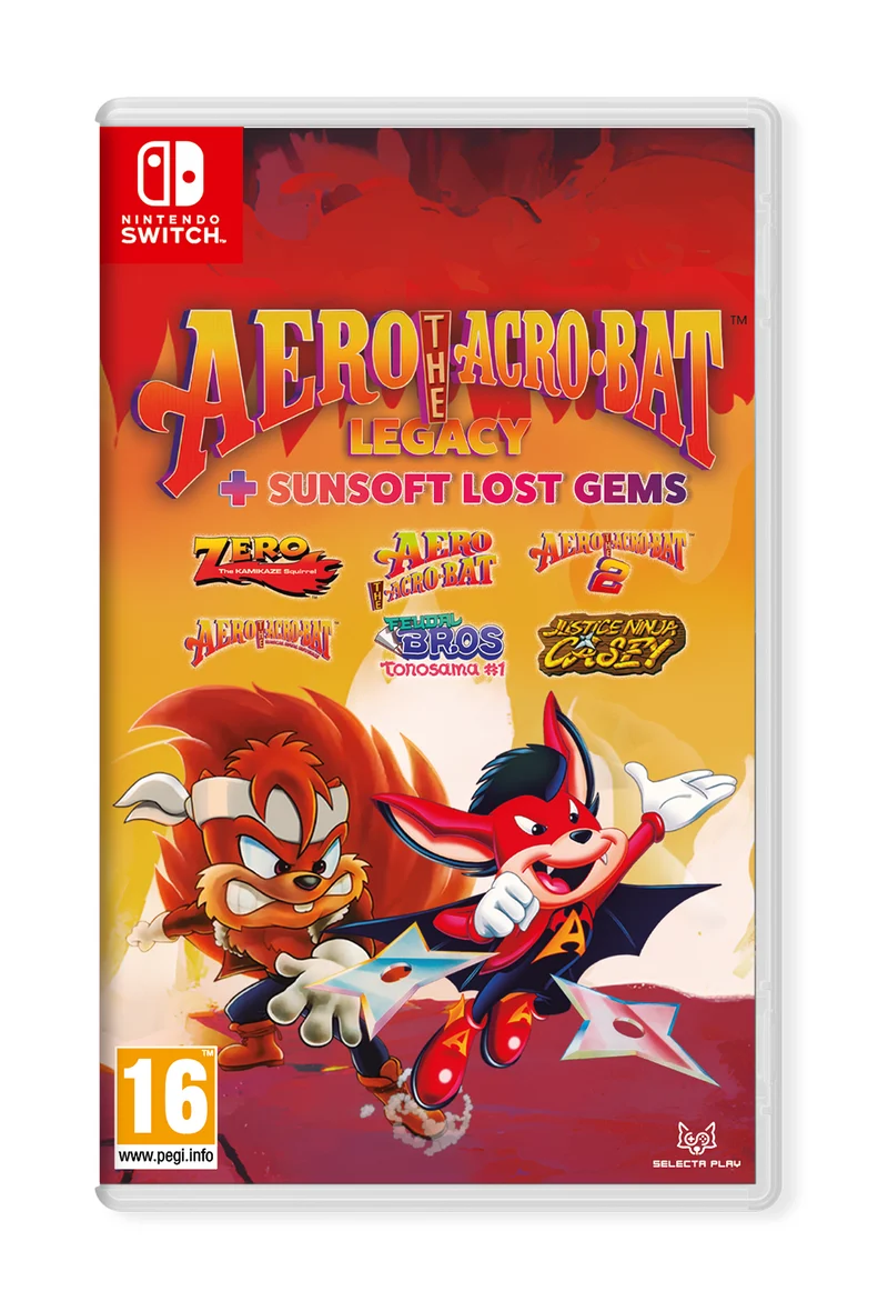 Aero The Acro-Bat Legacy + Sunsoft Lost Gems Nintendo Switch Edizione Europea