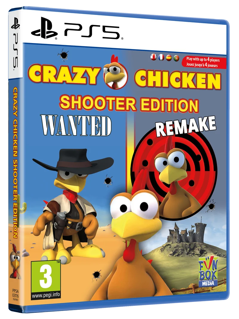 Crazy Chicken Shooter Edition Playstation 5 Edizione Europea [Pre-Ordine]