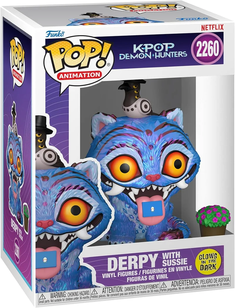Funko Pop! KPop Demon Hunters - Derpy with Sussie (Glow in the Dark)
