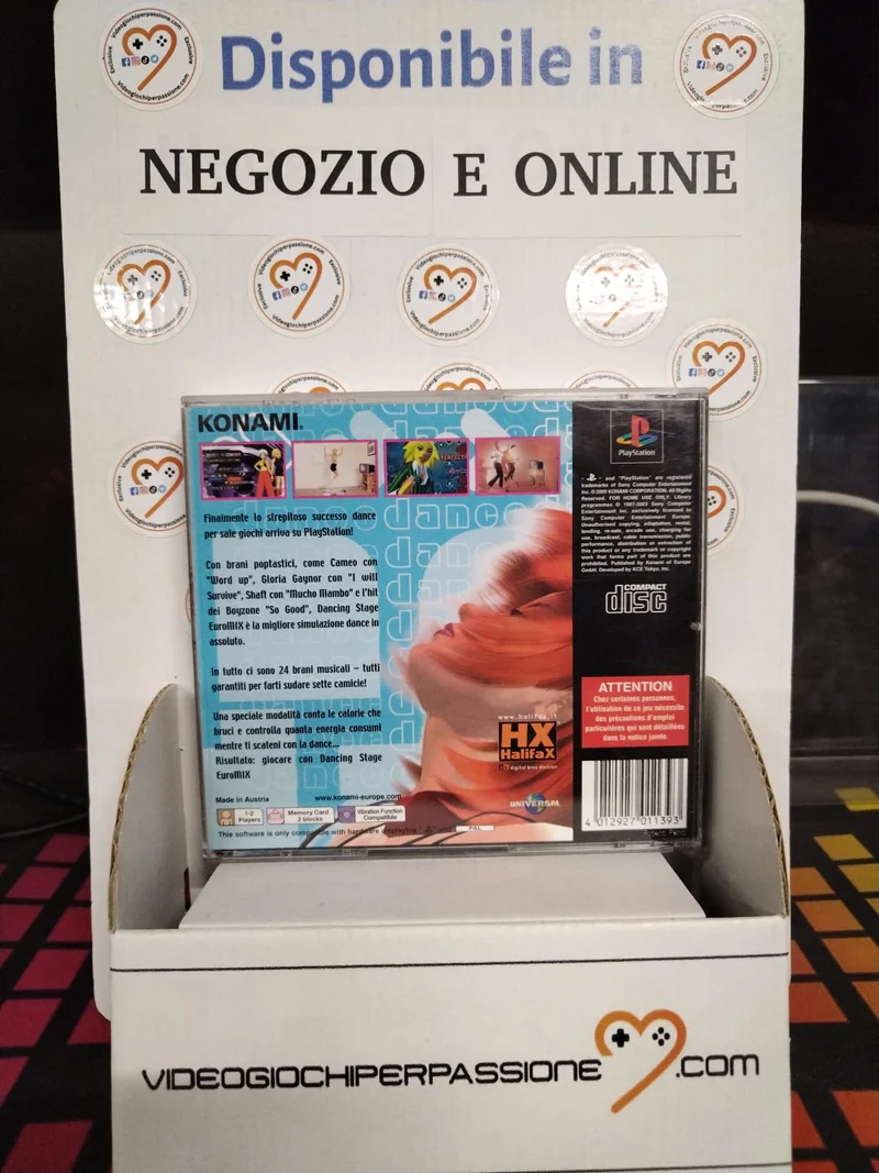 Dancing Stage Euromix Playstatio 1 (usato garantito)(versione italiana)