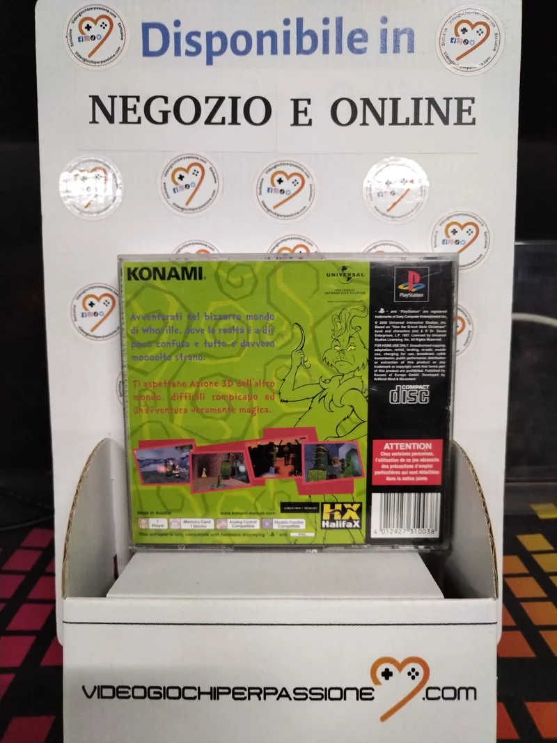 The Grinch Playstation 1 (usato garantito)(manca la copertina anteriore)