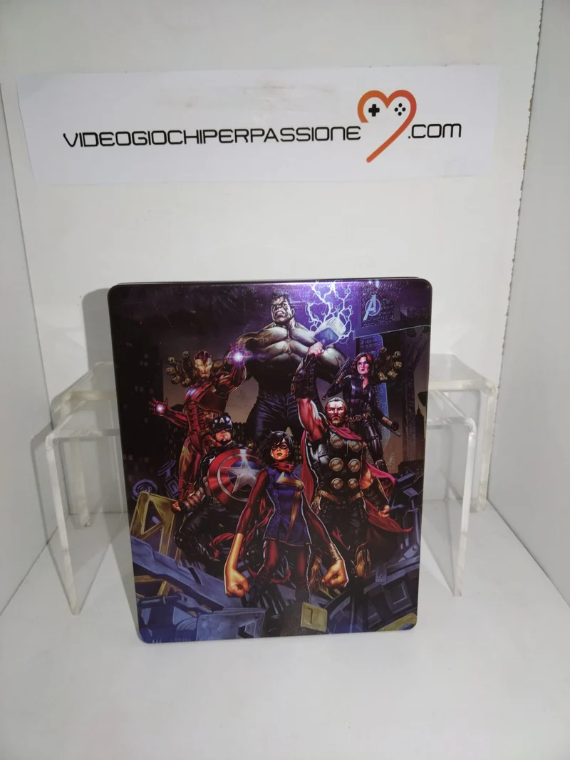 Steelbook MARVEL AVENGERS (NO GIOCO)- ps4- ps5- Xbox