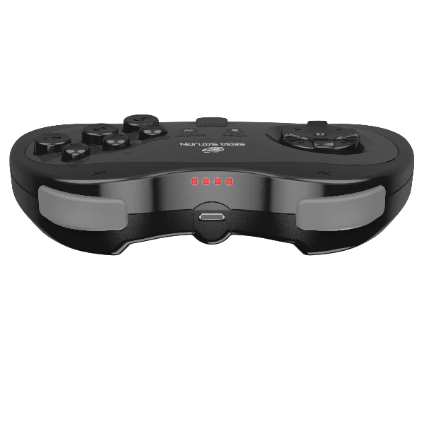 Retro-Bit SEGA Saturn BT Pad Black [PREORDINE]