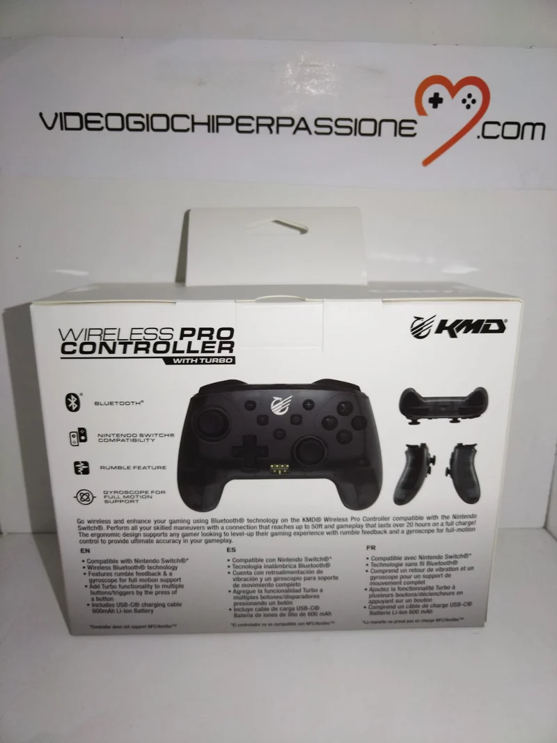 KMD Switch Pro WL Controller Black