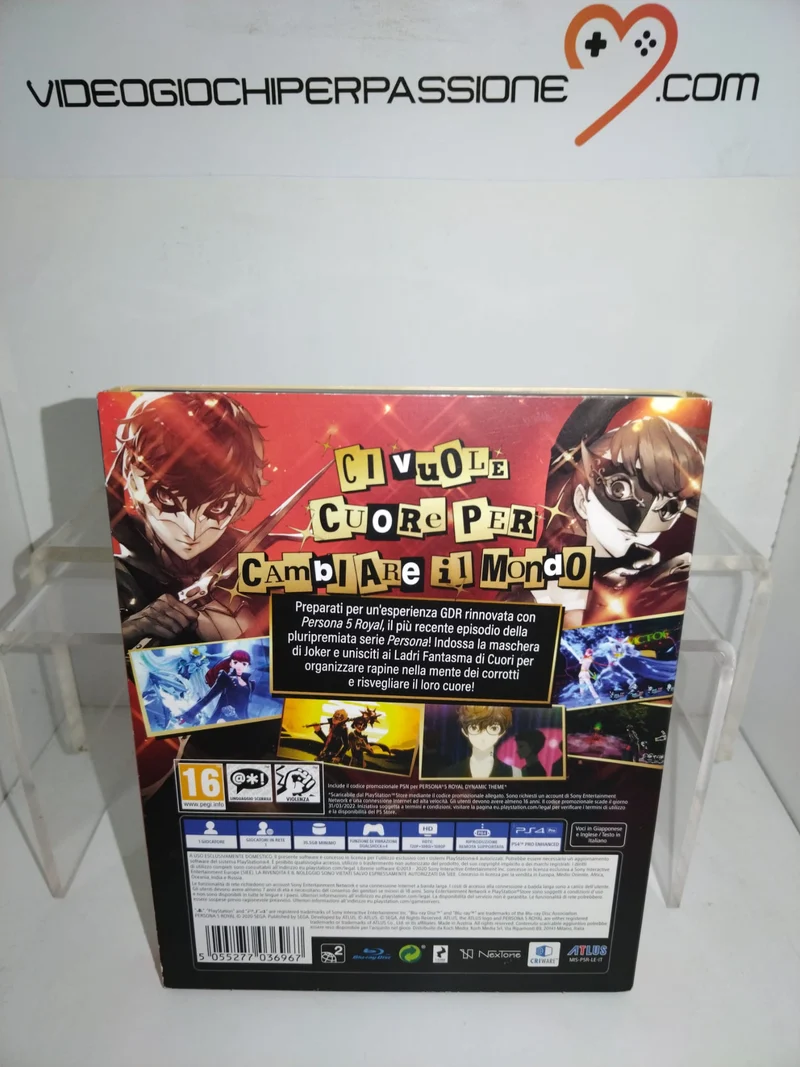 PERSONA 5 ROYAL STEELBOOK EDITION PS 4 EDIZIONE ITALIANA (usato garantito)